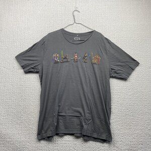 Y2K League Of Legends x Riot Games T-Shirt Men's 2XL Gaming Graphic Gray